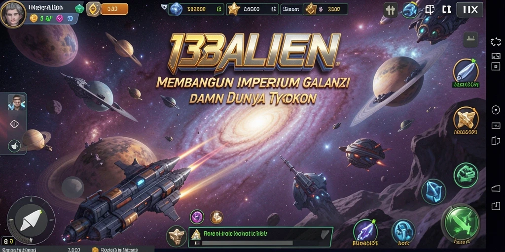 Tampilan menarik dari permainan Tycoon 138ALIEN dengan desain futuristik.