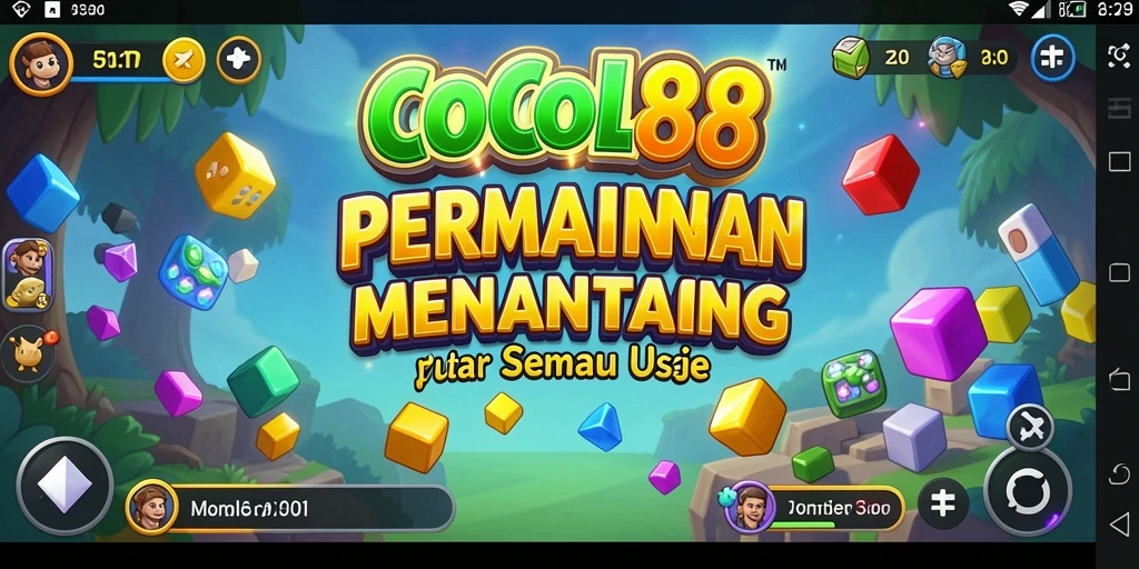 Tampilan gameplay seru COCOL88 yang menantang.