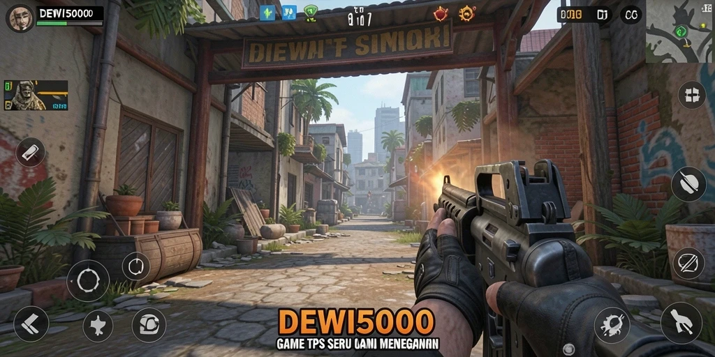 Gameplay menegangkan dalam DEWI5000 dengan aksi seru.