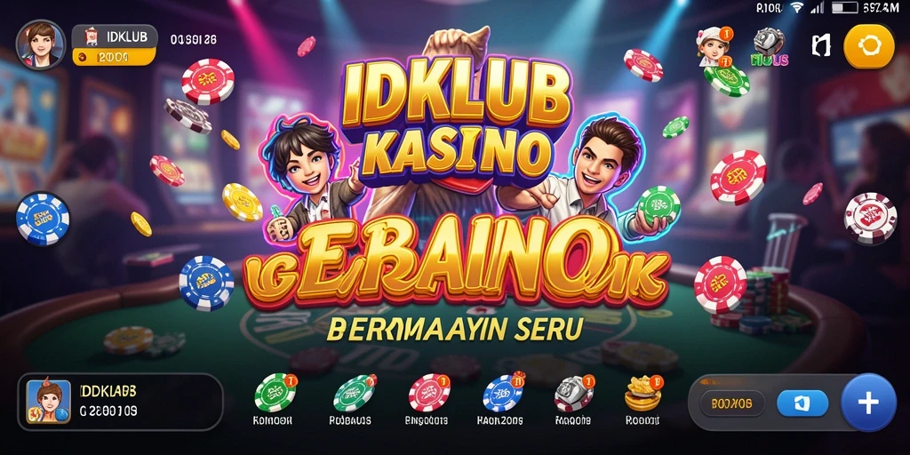 Tampilan screenshot IDKLUB yang menunjukkan berbagai permainan kasino yang seru.