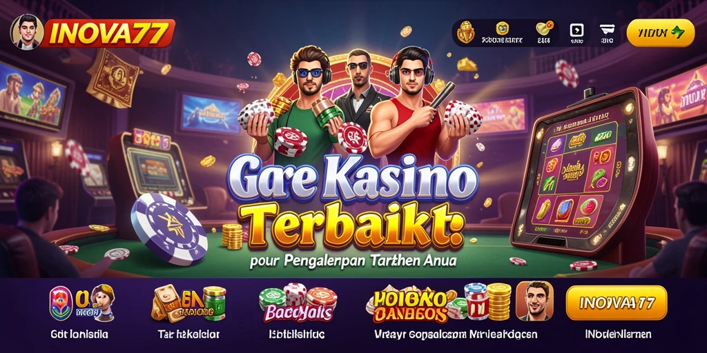 Screenshot gameplay INOVA77 menampilkan keseruan permainan Kasino yang interaktif.