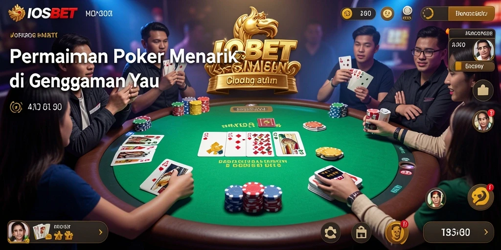 Gameplay Poker seru dan interaktif dalam IOSBET.