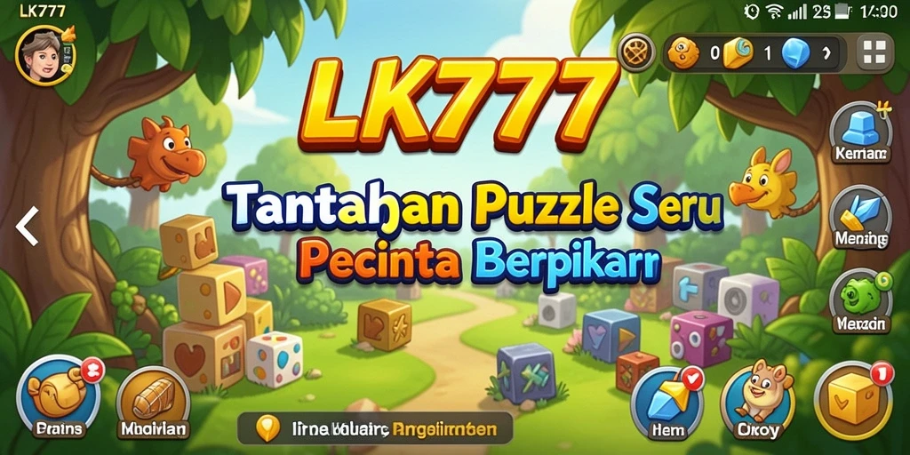Tangkapan layar gameplay LK777 yang menampilkan tantangan Puzzle yang menarik.