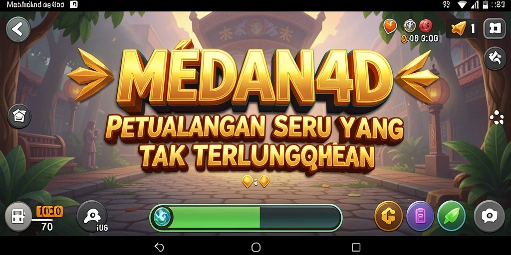Tampilan gameplay seru dalam petualangan MEDAN4D.