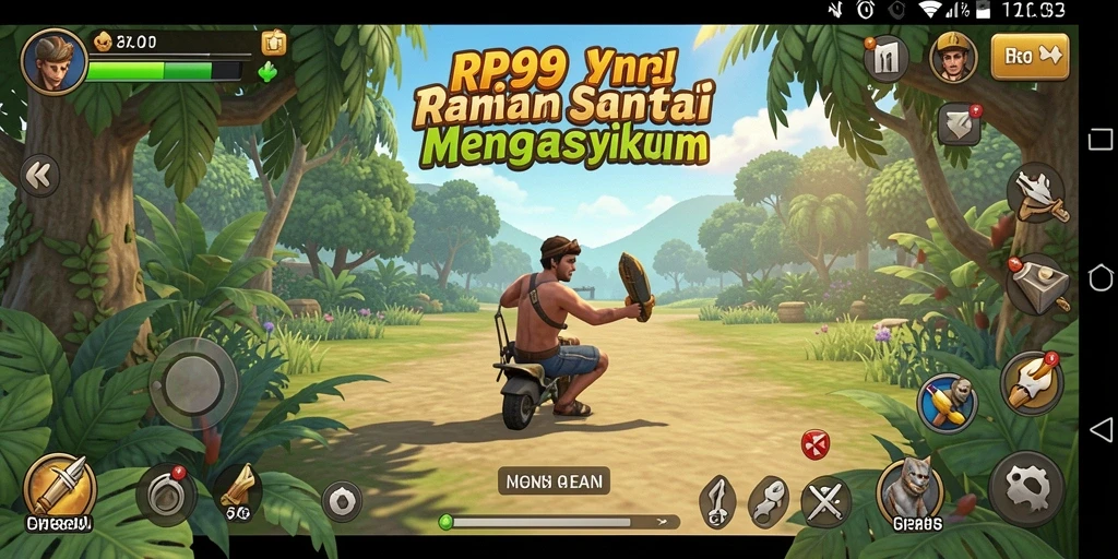 Tampilan gameplay RP99 yang cerah dan menarik.
