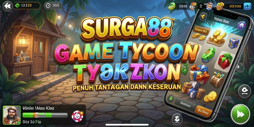 Tampilan gameplay SURGA88 yang penuh strategi Tycoon.