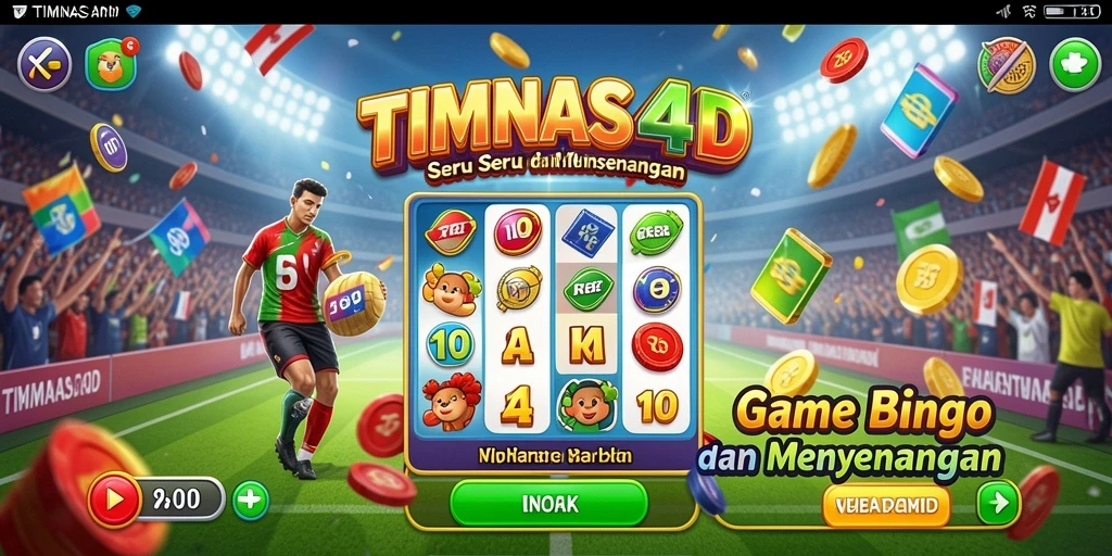 Tampilan permainan Bingo yang seru di TIMNAS4D