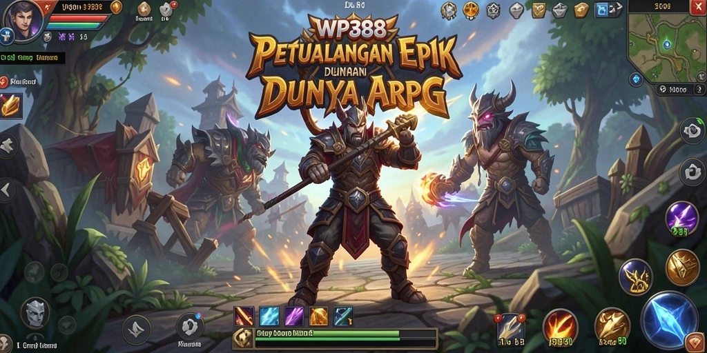 Gameplay seru dalam WP888, dunia ARPG yang menakjubkan.